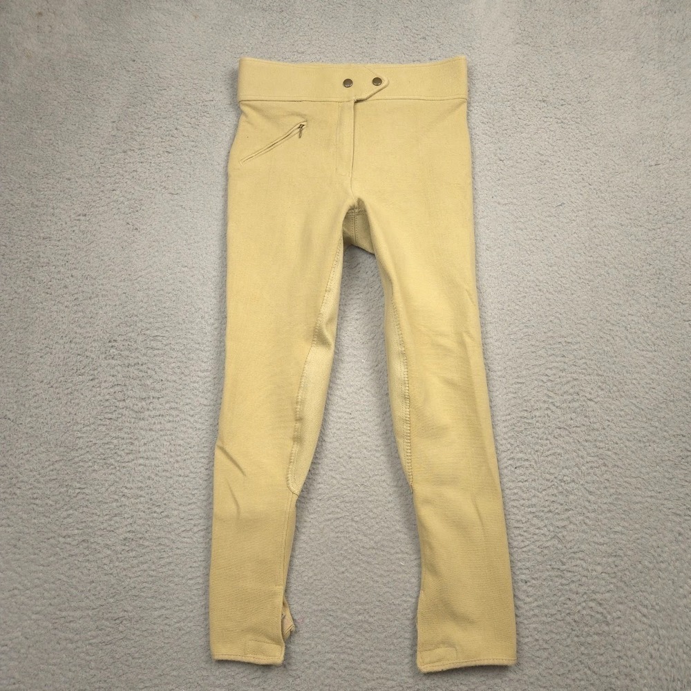 Riding Sport Equestrian Breeches Jodhpurs Beige Sz 28 Regular Ankle Riding Pants